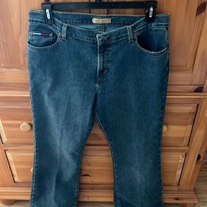 Blue bootcut jeans  brand Tommy Hilfiger size 14 inseam 30